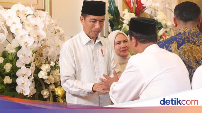 Miscellaneous Open day of Jokowi's last Eid at the palace