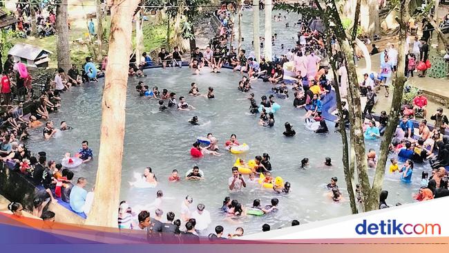 Libur Lebaran, Wisatawan di Permandian Lejja Soppeng Tembus 5.268 ...