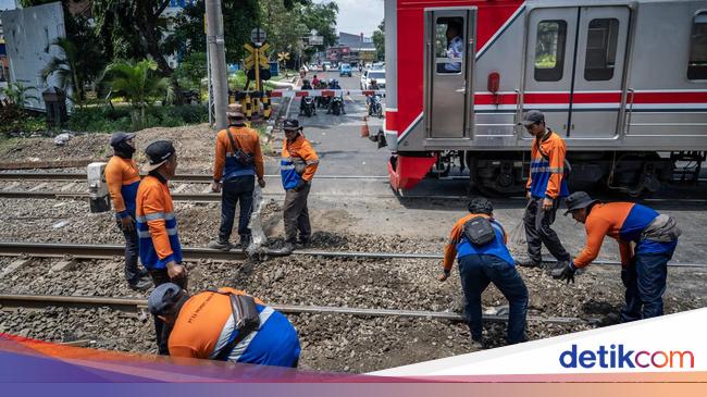 KAI Ungkap Perjalanan 20 KRL Sempat Terganggu Akibat Kereta Anjlok