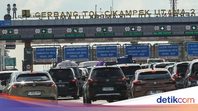 686 Ribu Kendaraan Tinggalkan Jabotabek via Tol Sejak H-7 Natal