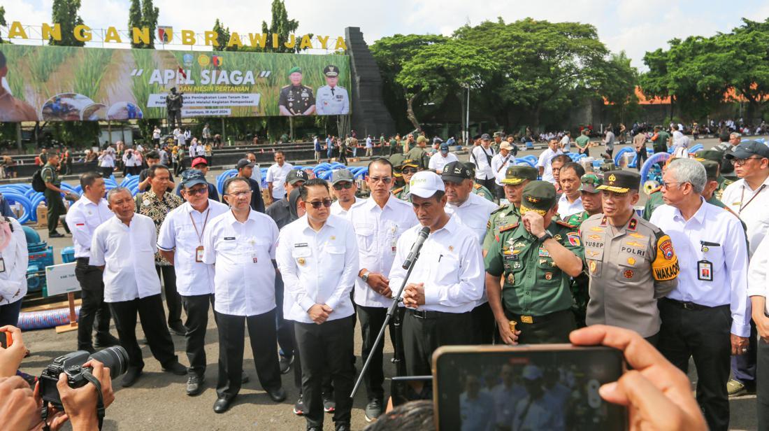 Mentan Sebut Pompanisasi Jadi Solusi Atasi Dampak El Nino