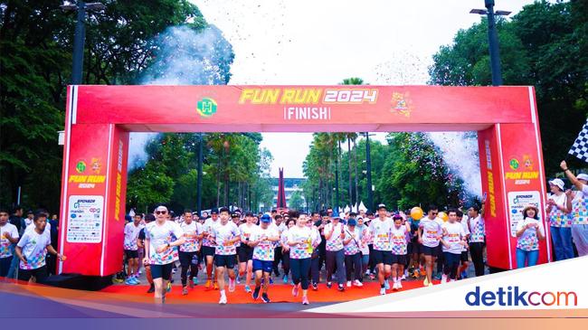 Timer Fun Run Fun Run Ini Diikuti 1.000 Peserta, Galakkan Hidup Sehat