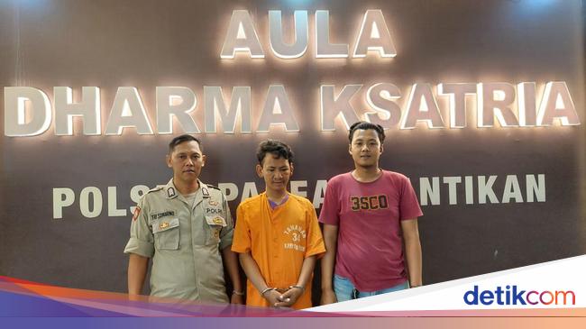 Penjahat Kambuhan Babak Belur Usai Gagal Gondol Motor TNI di Surabaya - detikJatim