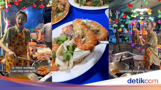 Bermulut Vulgar, Penjual Seafood Ini Viral Menarik Perhatian