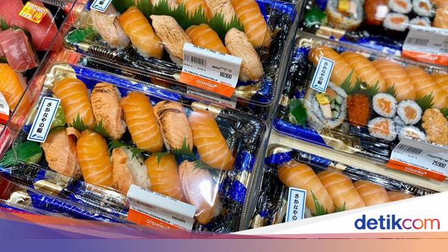 5 Supermarket Ini Tawarkan Sushi Enak Harga Mulai Rp 3.000!