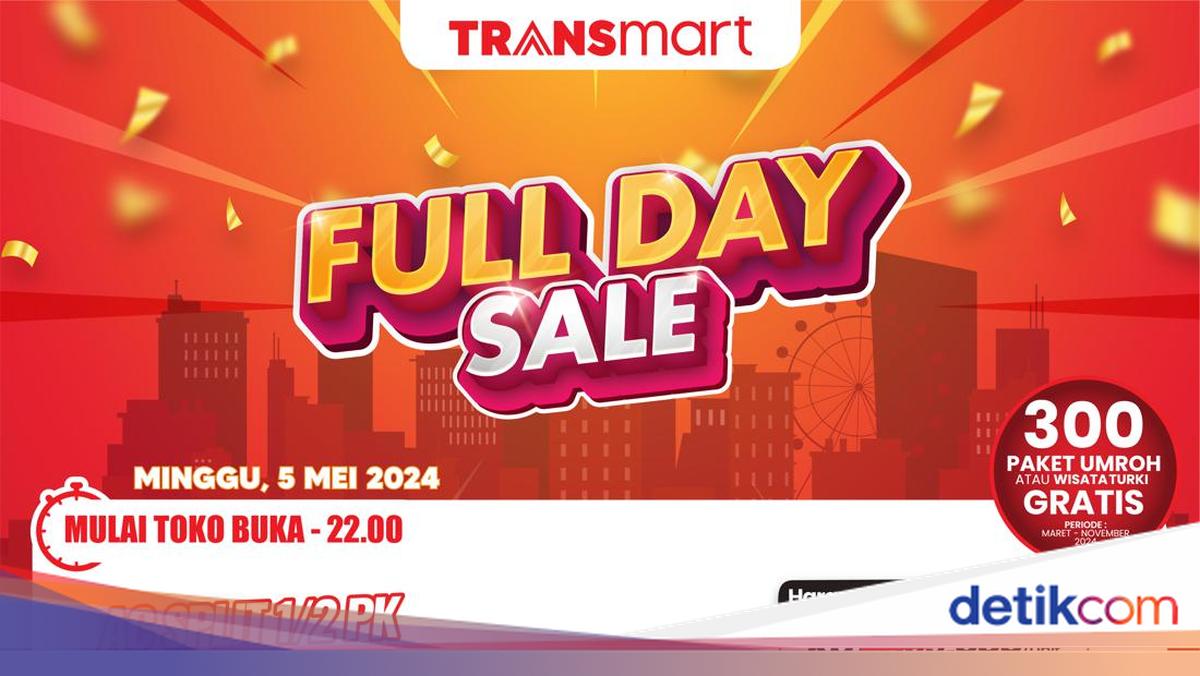 AC Split 1/2 PK Hemat 1 Juta di Transmart Full Day Sale!