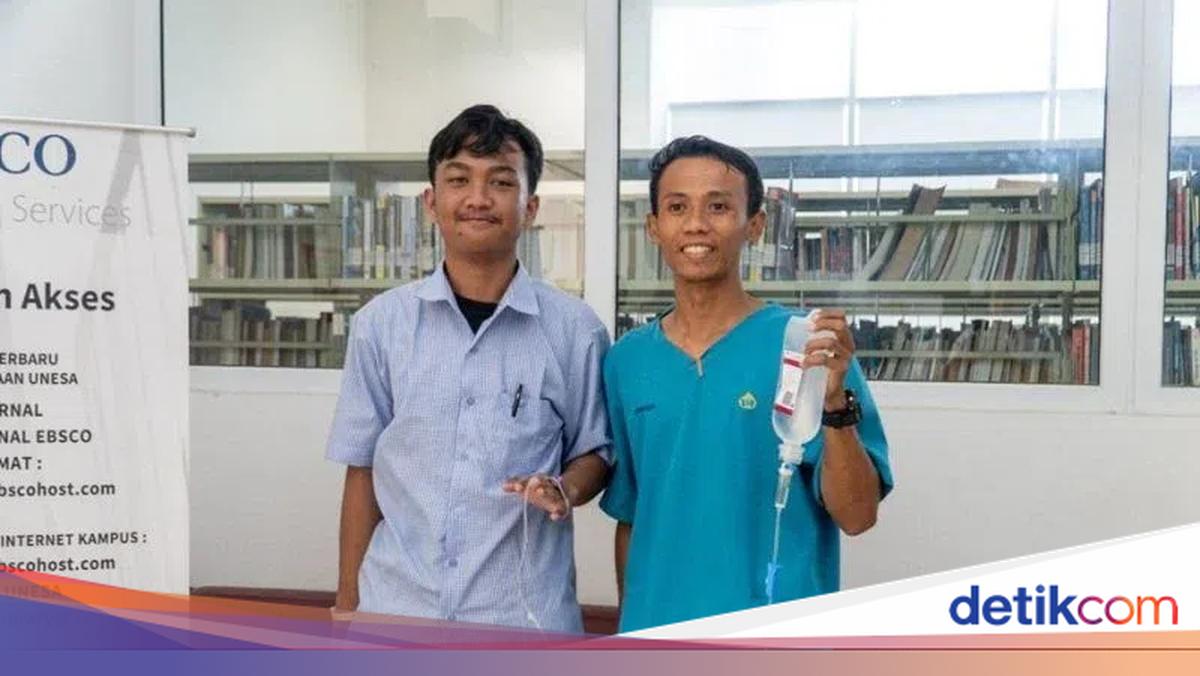 Perjuangan Razzaq Ikut UTBK 2024 di Unesa, Masih Diinfus dan Didampingi ...