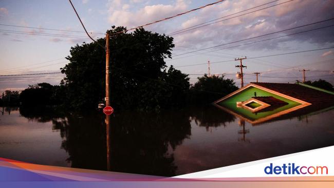 Ribuan Rumah Di Brasil Tenggelam Gegara Banjir