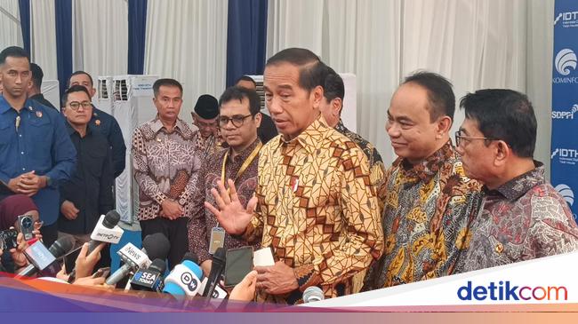 Jokowi praises the very modern IDTH Kominfo system: the budget is IDR 980 billion