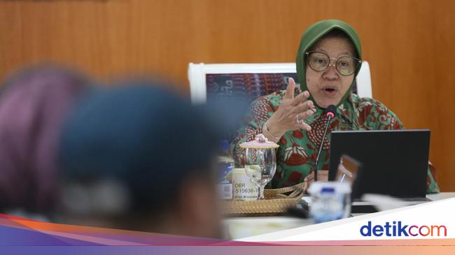Menteri Risma Segera Susun Peta Jalur Lahar Dingin Gunung Marapi