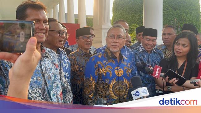 Zulhas talks about the enthusiastic moment PAN officials met with Jokowi for 30 minutes