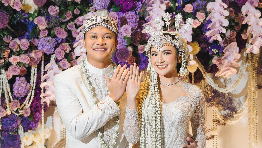 Foto-foto Momen Pernikahan Rizky Febian Dengan Mahalini