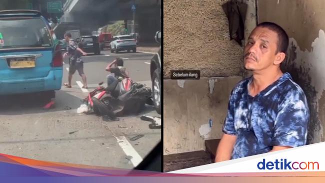 Angkot 06A Collapses in Jakarta: Ojol Driver and Passenger Injured in Accident