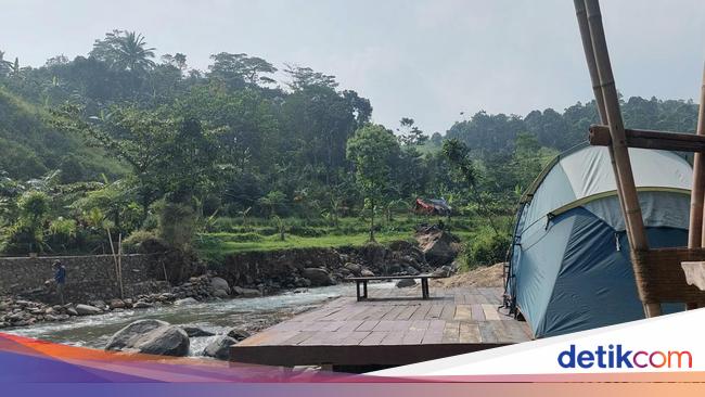 Glamping di Pinggir Sungai Sentul, Cocok Buat LIburan Akhir Tahun