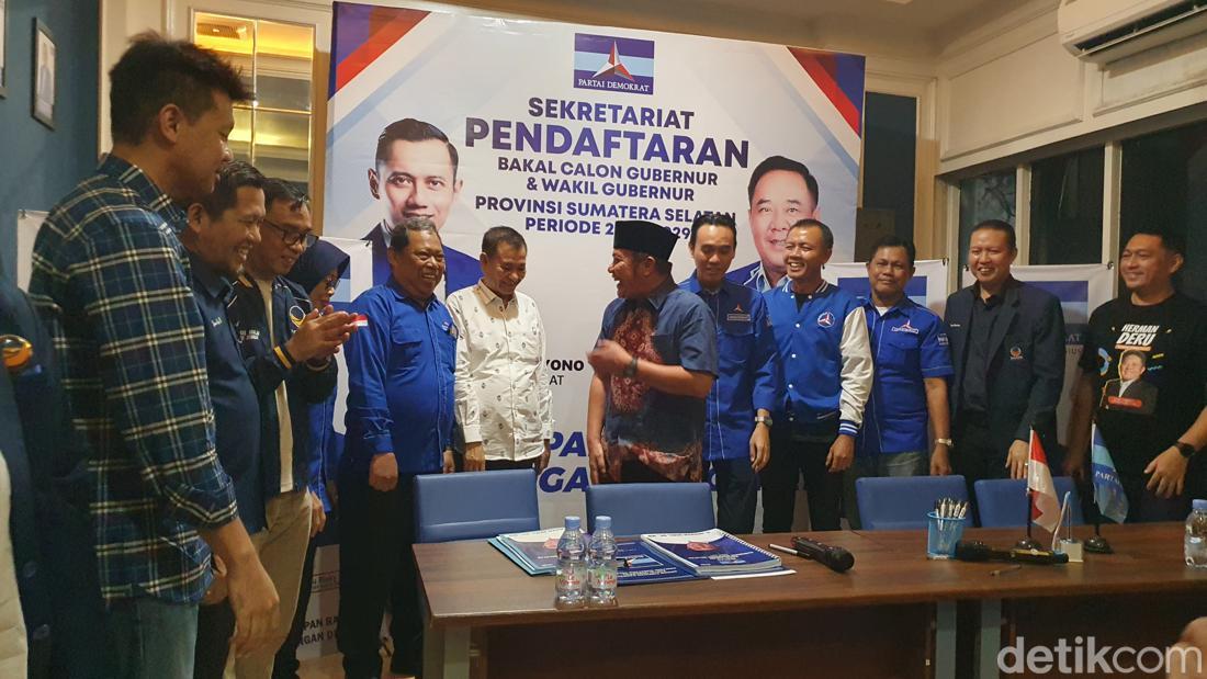 Demokrat Sumsel Beri Kepastian Usung Herman Deru-Cik Ujang Di Pilgub Sumsel