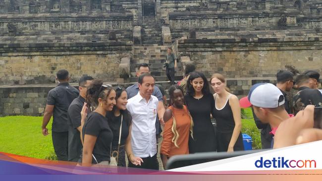 Jokowi and Gibran invite Jan Ethes to Borobudur Temple