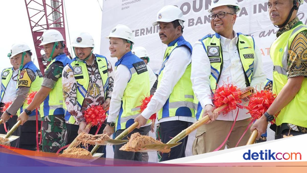 Terminal II Bandara Hang Nadim Rp 2,4 T Mulai Dibangun, Target Tuntas 2026