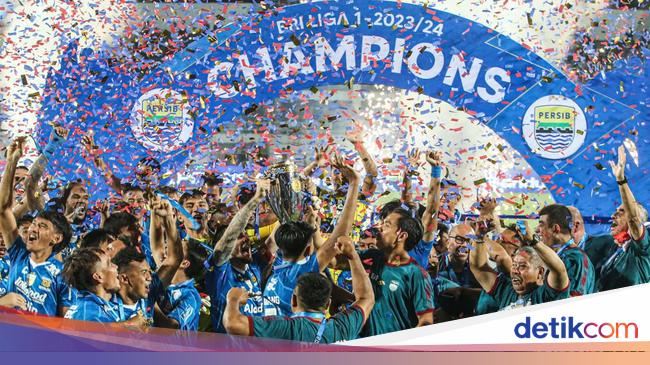 Daftar Lengkap Juara Liga 1: Persib Bandung Paling Anyar