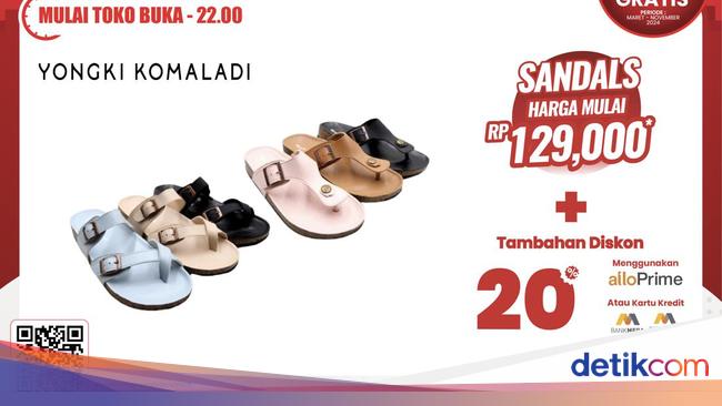 Aneka Sandal Sepatu Murah Meriah di Transmart Full Day Sale!