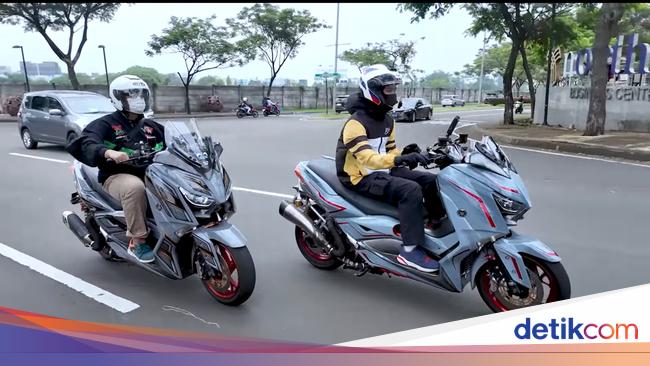 在 Yamaha 发布 Turbo 预告片之前,该车间已经制造了 XMAX 400 Turbo 在 Yamaha 发布 Turbo 预告片之前,该车间已经制造了 XMAX 400 Turbo