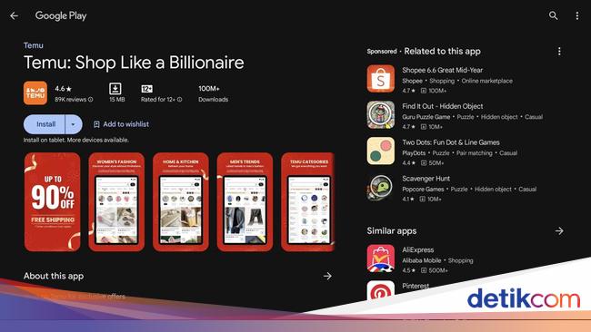 Mengenal Temu, Aplikasi yang Diklaim Lebih Parah dari TikTok Shop
