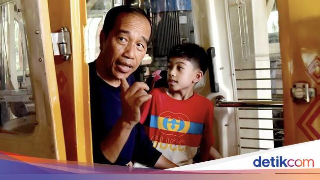 Jokowi Ngevlog Main di Playground Bareng Jan Ethes dan La Lembah