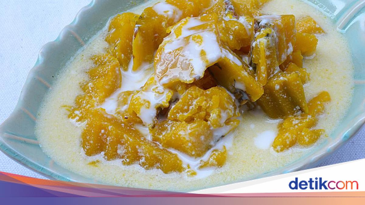Resep Labu Kuning Kuah Santan yang Pulen Legit Cocok Buat Camilan