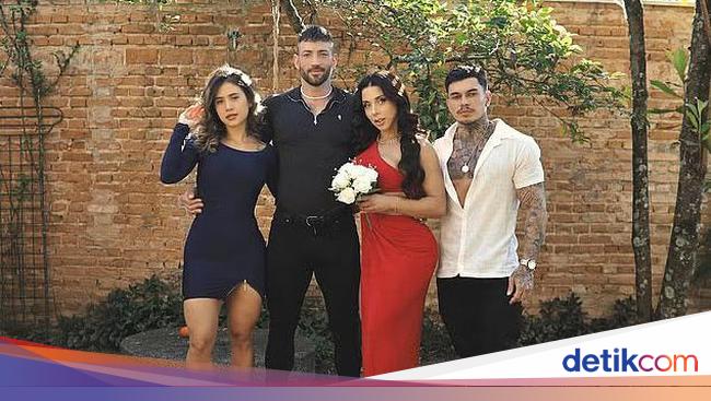 クレイジー！OnlyFansカップルが結婚、花嫁介添人はヌード