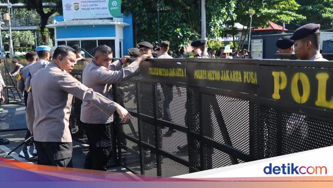 1.872 Aparat Gabungan Amankan Demo Tapera di Patung Kuda dan Kemenkeu