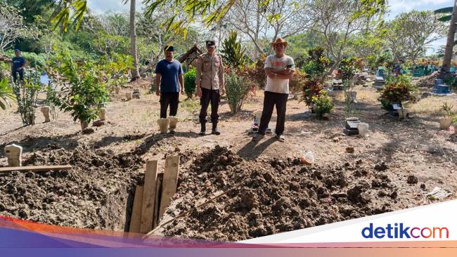 バニュワンギ住民の墓が身元不明の人物によって破壊され、2本の布縄が紛失