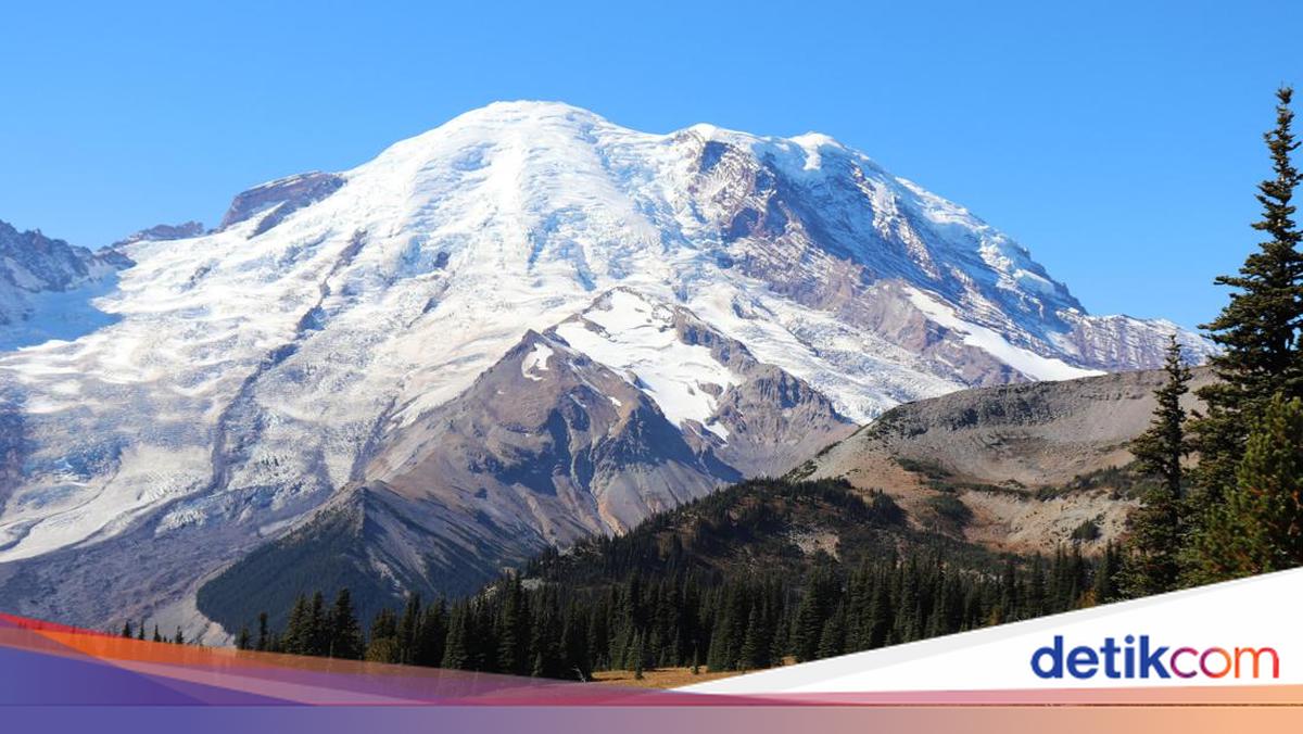 Gunung Rainier yang Ikonik di AS Menyusut, Ini Penyebabnya