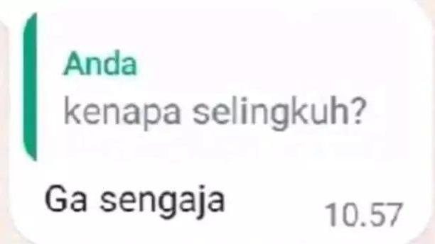 Kumpulan Chat Kocak Ketahuan Selingkuh, Setia Mahal Harganya Bosque!