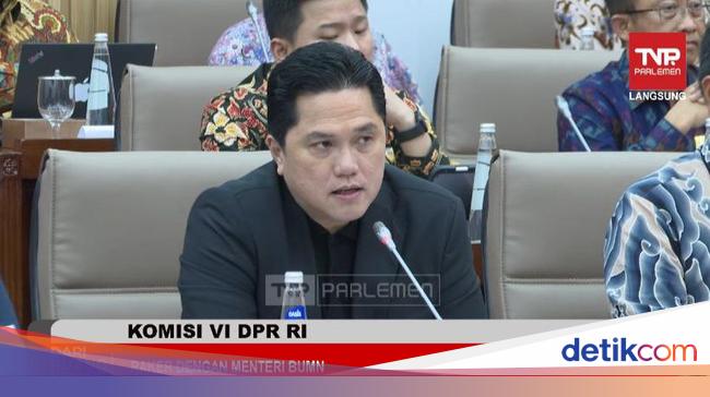 Erick Thohir Rapat Bareng DPR Bahas Suntikan Rp 44,24 T buat BUMN