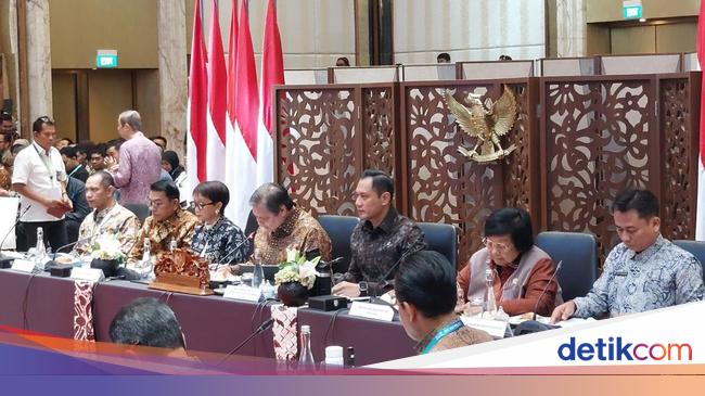 Airlangga, Retno, hingga AHY Kumpul Bareng Bahas Kebijakan Satu Peta