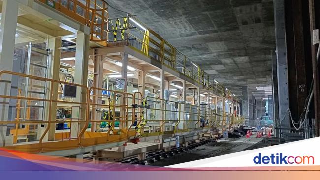 Cek! Ini Progres Terkini Pembangunan MRT Bundaran HI-Kota