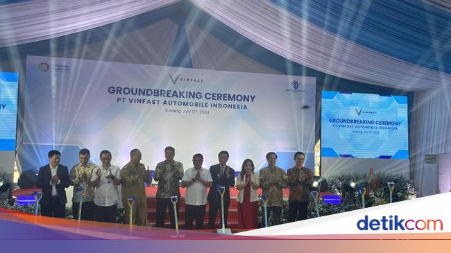VinFast Mulai Bangun Pabrik di Subang