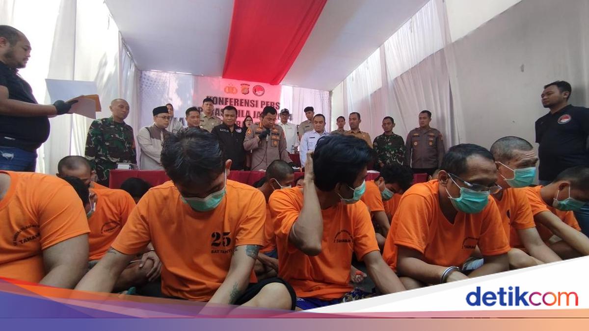 Razia Narkoba di Menteng Jakpus, 18 Tersangka Positif Narkoba