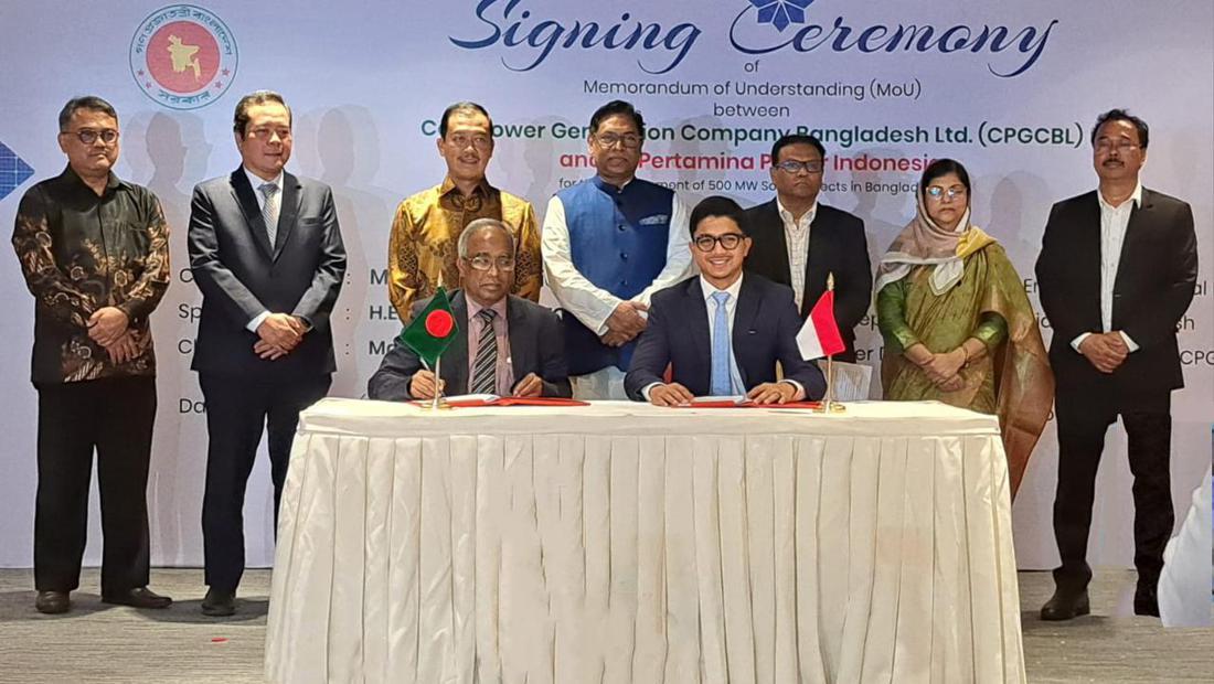 Pertamina NRE Garap Proyek PLTS Berkapasitas 500 MW Di Bangladesh