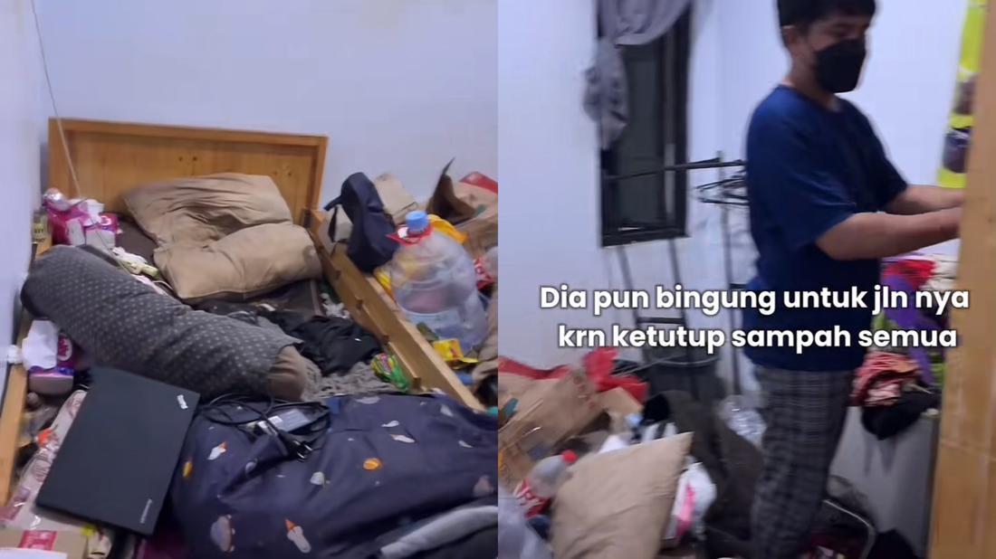 Viral Kamar Kost Penuh Sampah, Hoarding Disorder Atau Malas Beberes?