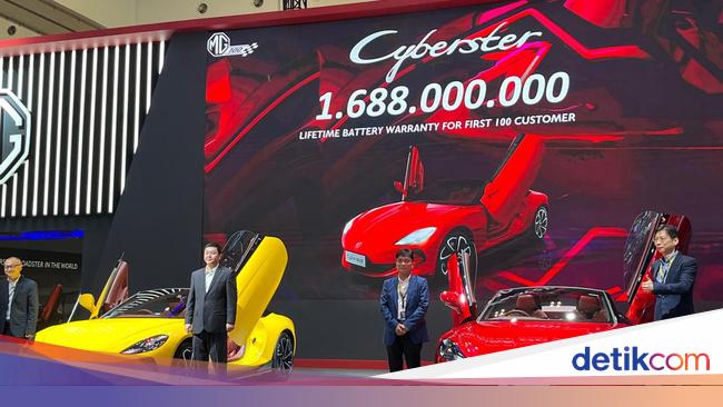 MG Cyberster Meluncur di GIIAS 2024, Harga Rp 1,6 Miliar