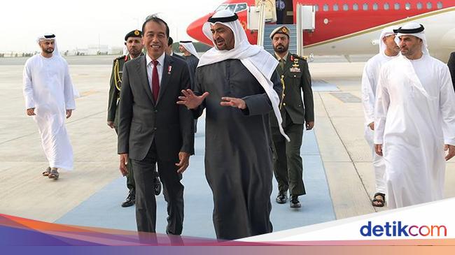 Jokowi felt his trip to the UAE was special as he was greeted by MBZ at the airport