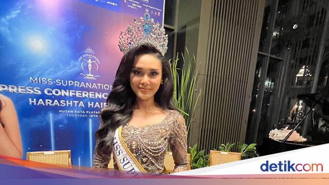 10 Foto Puteri Indonesia Harashta Zahra Usai Menang Miss Supranational 2024