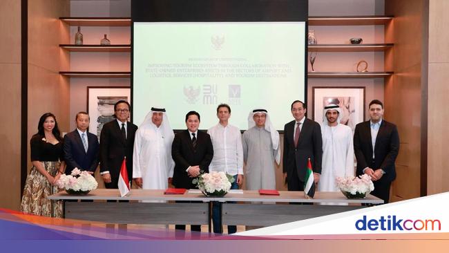 Erick Thohir dan Eagle Hills UEA Teken MoU Pariwisata Senilai Rp 48,30 T