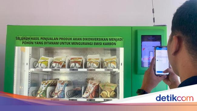 Pelabuhan Merak Kini Tersedia Vending Machine Produk UMKM
