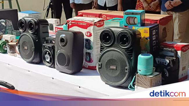 25 Ribu Produk Speaker Impor China Senilai Rp 10 M Dilarang Beredar!