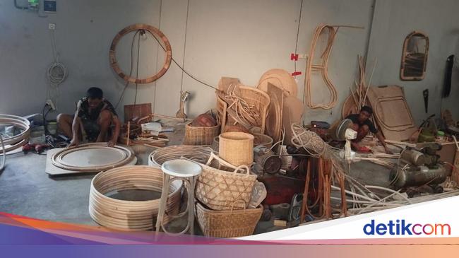 Pemberdayaan BRI Bantu Klaster Rotan Trangsan Jangkau Pasar AS-Eropa