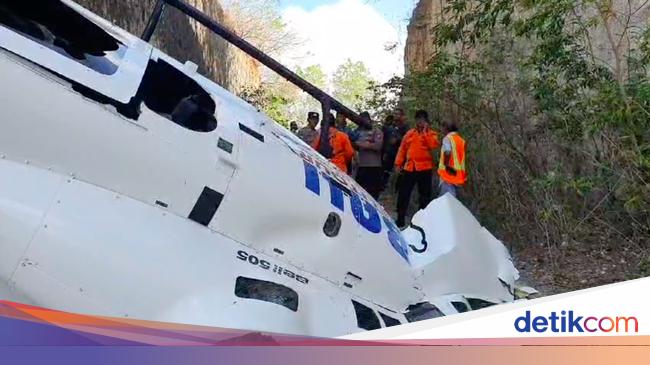 Tali Layangan Biang Kerok Helikopter Jatuh di Bali, Operator Lapor Kemenhub