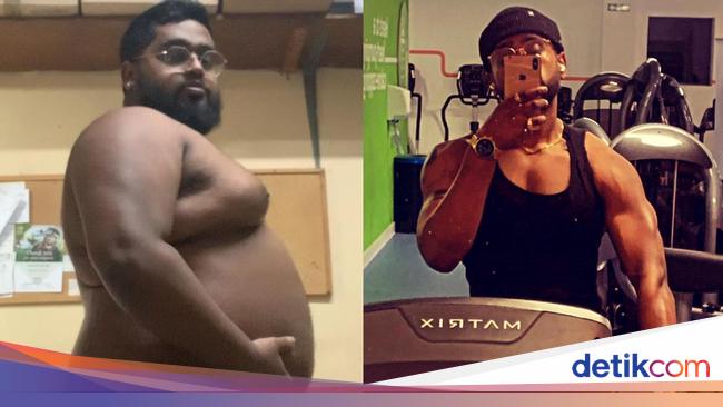 Kisah Pria Termotivasi Diet usai Putus Cinta, Transformasinya Bikin Takjub