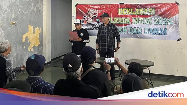 Warga Surabaya Serukan Dukungan Deklarasi Pemilukada Jatim 2024 Aman Damai