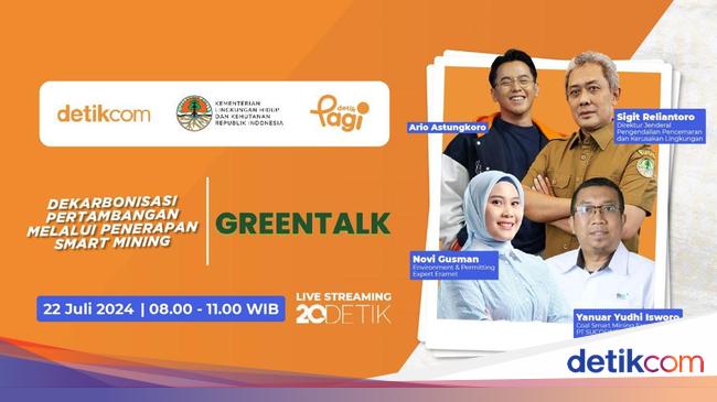 Greentalk Kupas Tuntas Dekarbonisasi Sektor Pertambangan RI